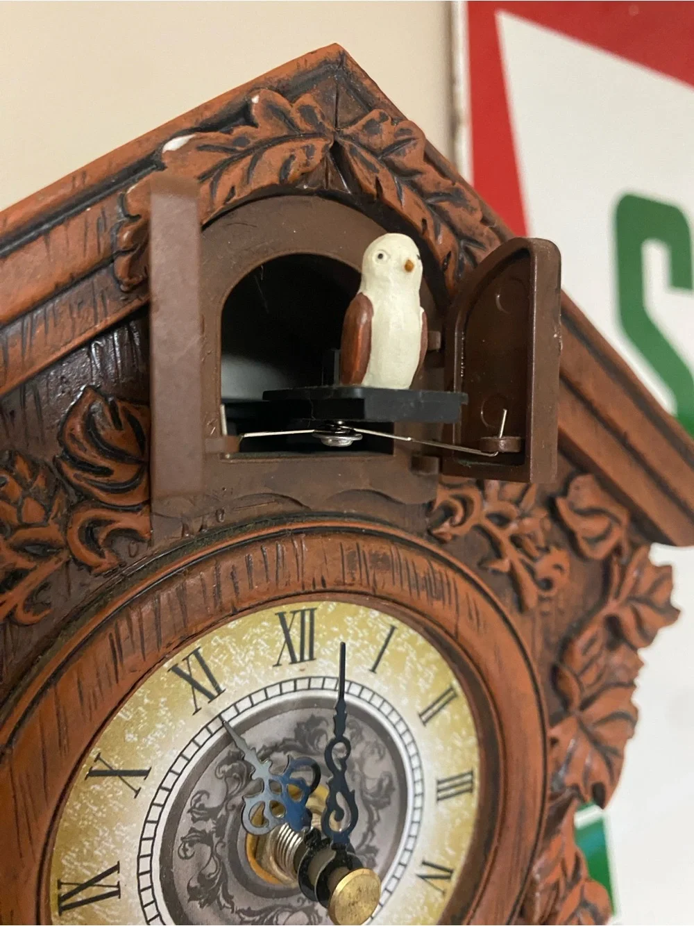 The Bradford Exchange Timeless Encounter Cuckoo Clock Working Limited Edition